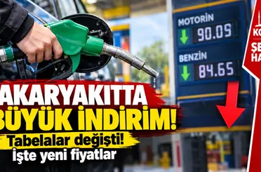 Akaryakıtta büyük indirim: Motorin fiyatı düştü