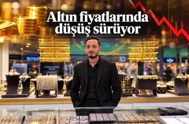 Altın fiyatlarında düşüş sürüyor
