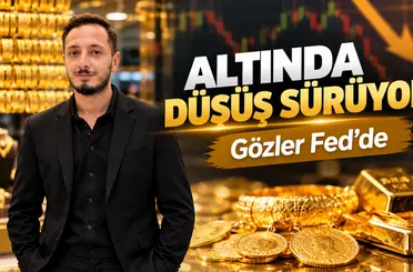 Altında düşüş sürüyor: Gözler Fed’de