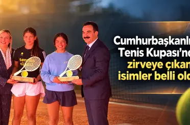 Cumhurbaşkanlığı Tenis Kupası’nda zirveye çıkan isimler belli oldu