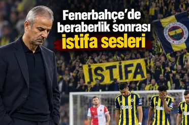 Fenerbahçe’de beraberlik sonrası istifa sesleri