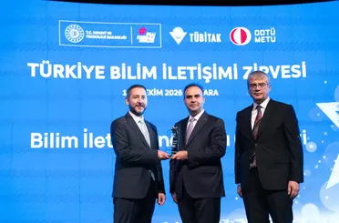 Konya Bilim Merkezi'ne Türkiye Bilim İletişimi Zirvesi'nde Ödül