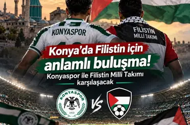 Konya’da Filistin için anlamlı buluşma! Konyaspor ile Filistin Milli Takımı karşılaşacak