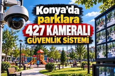 Konya’da parklara 427 kameralı güvenlik sistemi