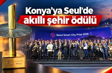 Konya'nın akıllı şehir projesine Seul'de ödül