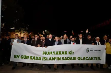 Konya’nın sesi Filistin için yükseldi