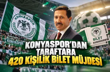 Konyaspor’dan taraftara 420 kişilik bilet müjdesi