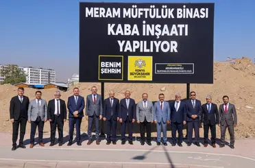 Meram'a yeni bir merkez daha: Müftülük binası yükseliyor