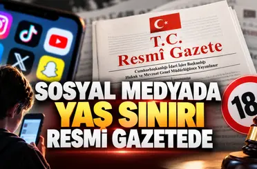 Sosyal medyada  yaş sınırı Resmî Gazete’de