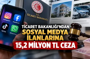 Ticaret Bakanlığı’ndan sosyal medya ilanlarına 15,2 milyon TL ceza