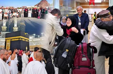 Vefa Umresi'nde 3. Kafile heyecanı: Umreciler yurda dönüş yaptı