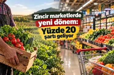 Zincir marketlerde yeni dönem: Yüzde 20 şartı geliyor